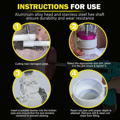 Essential Pipe Reamer Set for PVC and ABS Pipes