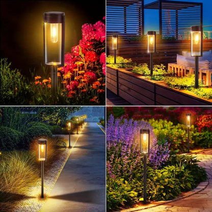 Outdoor Solar Powered Weatherproof Pathway Lights