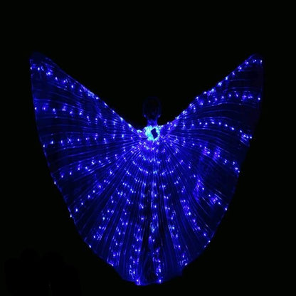 Colorful LED Dance Wings Costume