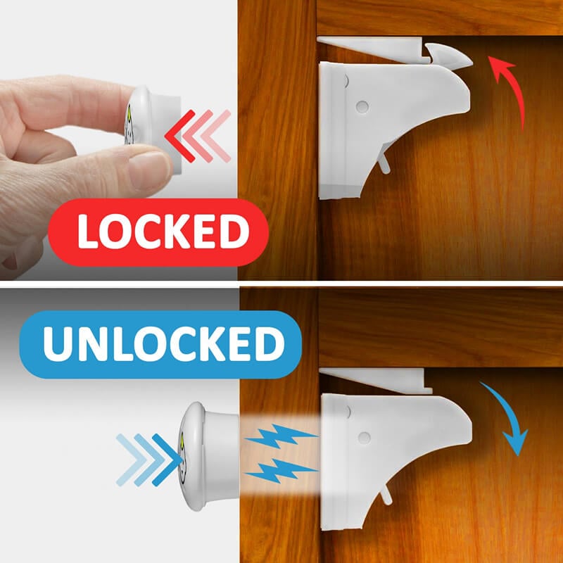 Secure Baby Proof Cabinet Locks - Halri