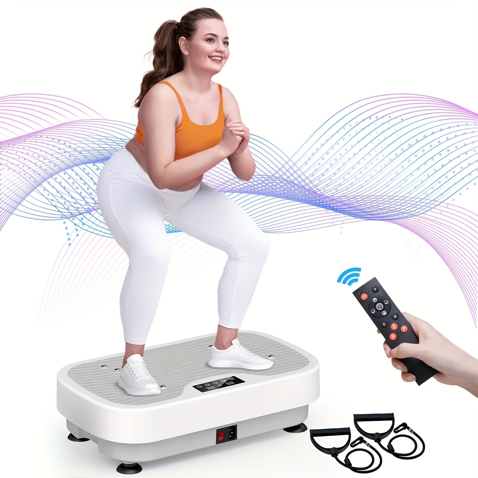 Quiet Fitness Vibration Trainer Plate - Halri