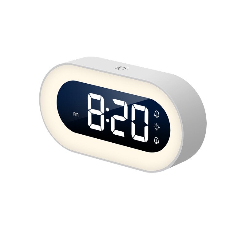 Compact LED Nightlight Alarm Clock - Halri