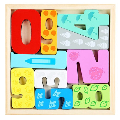 Wooden Jigsaw Puzzle Set with 3 Pieces