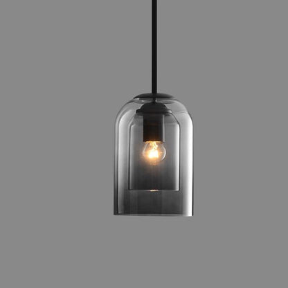 Clear Glass Drop Pendant Light – Sleek E27 Ceiling Fixture