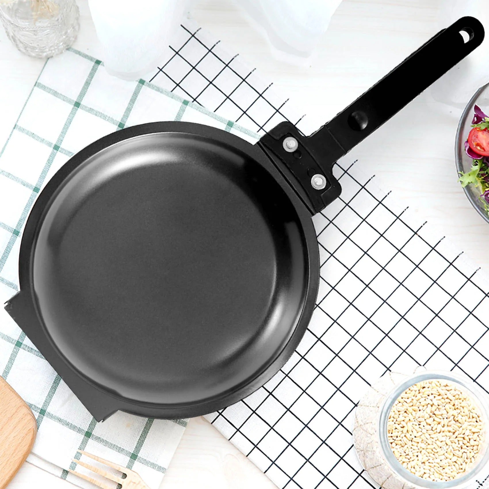 Easy Flip Non Stick Double Sided Frying Pan - Halri