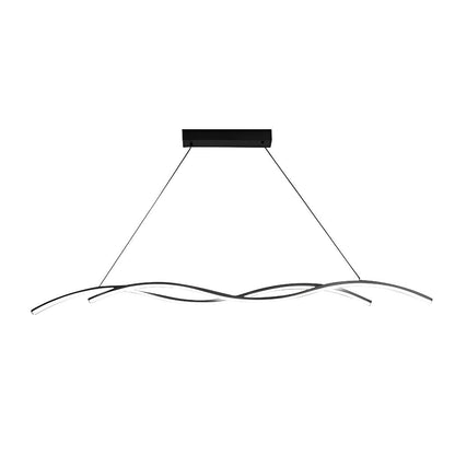 Stylish Wave Contemporary LED Ceiling Light Fixture
