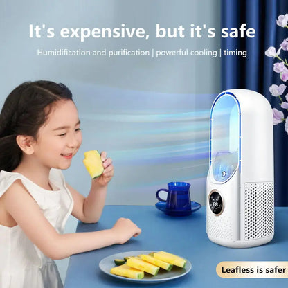 Compact Personal Air Cooler | Rechargeable, LED Screen & Silent Operation
