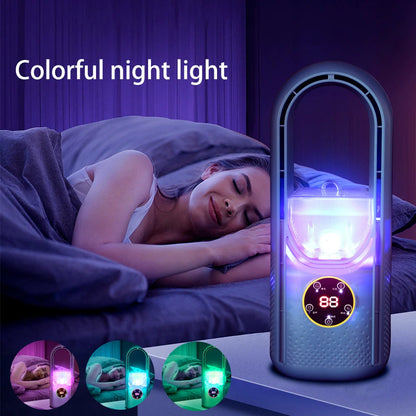 Compact Personal Air Cooler | Rechargeable, LED Screen & Silent Operation