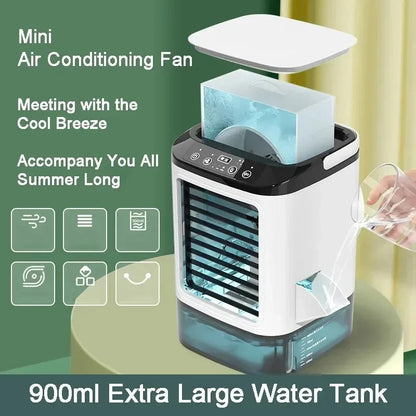 Compact 3-Speed Air Conditioner for Home Office