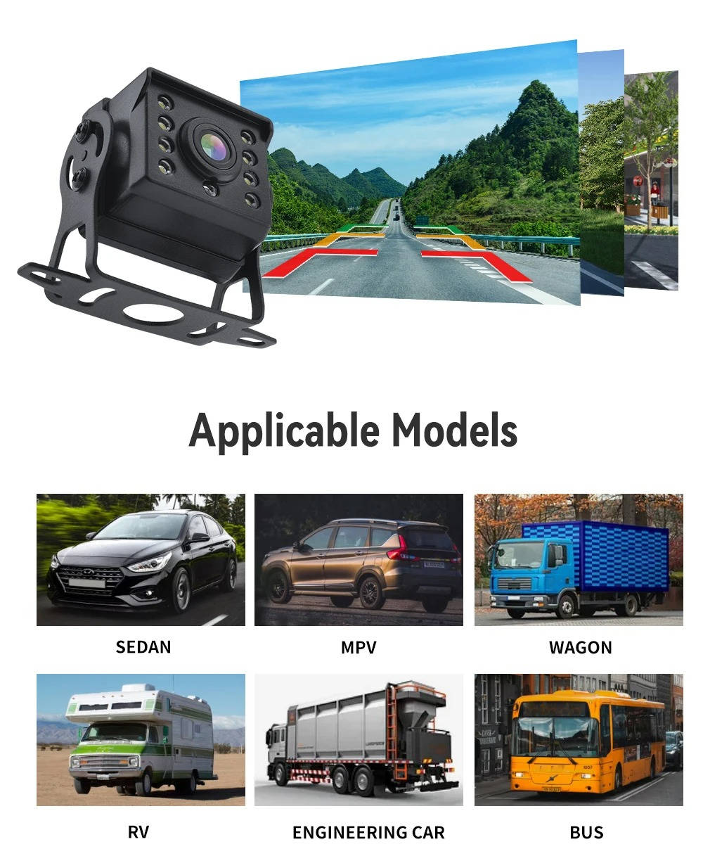 Rear View Camera System for Cars and Trucks