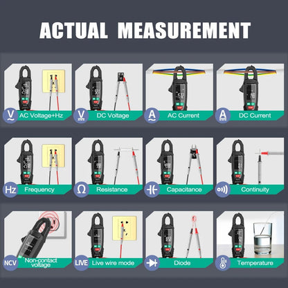 Digital AC DC Current Clamp Meter
