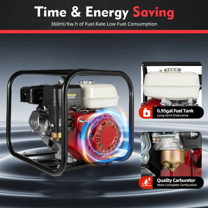 Portable High Flow Water Transfer Pump 6.5HP