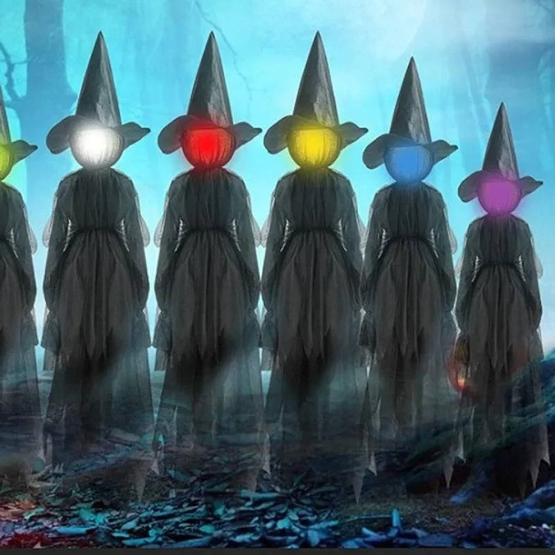 Spooky Sound Activated Witch Decor Set