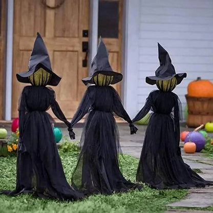 Spooky Sound Activated Witch Decor Set