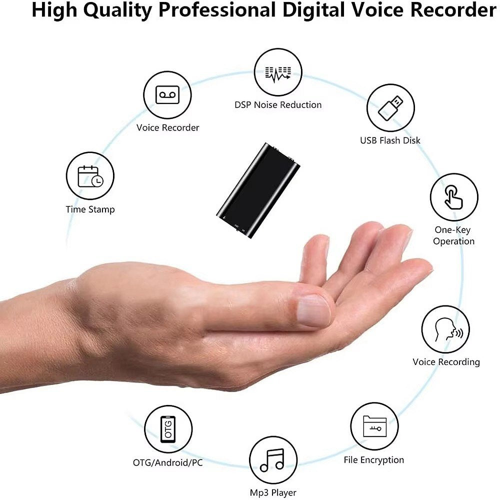 Small Spy Audio Recording Device
