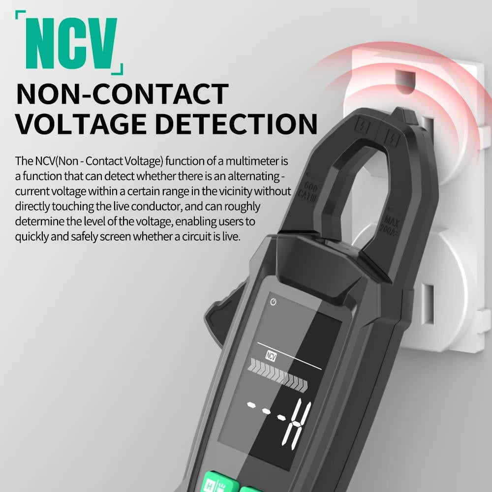 Digital AC DC Current Clamp Meter