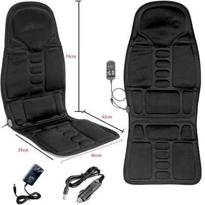 Relaxing Heated Massage Seat Cushion with 8 Settings