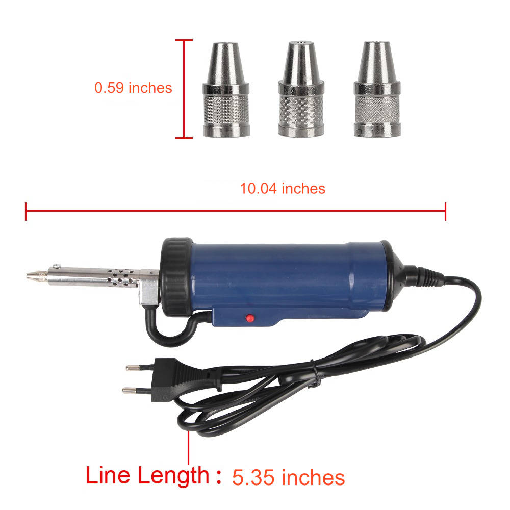 Automatic Electric Desoldering Gun with 3 Nozzles