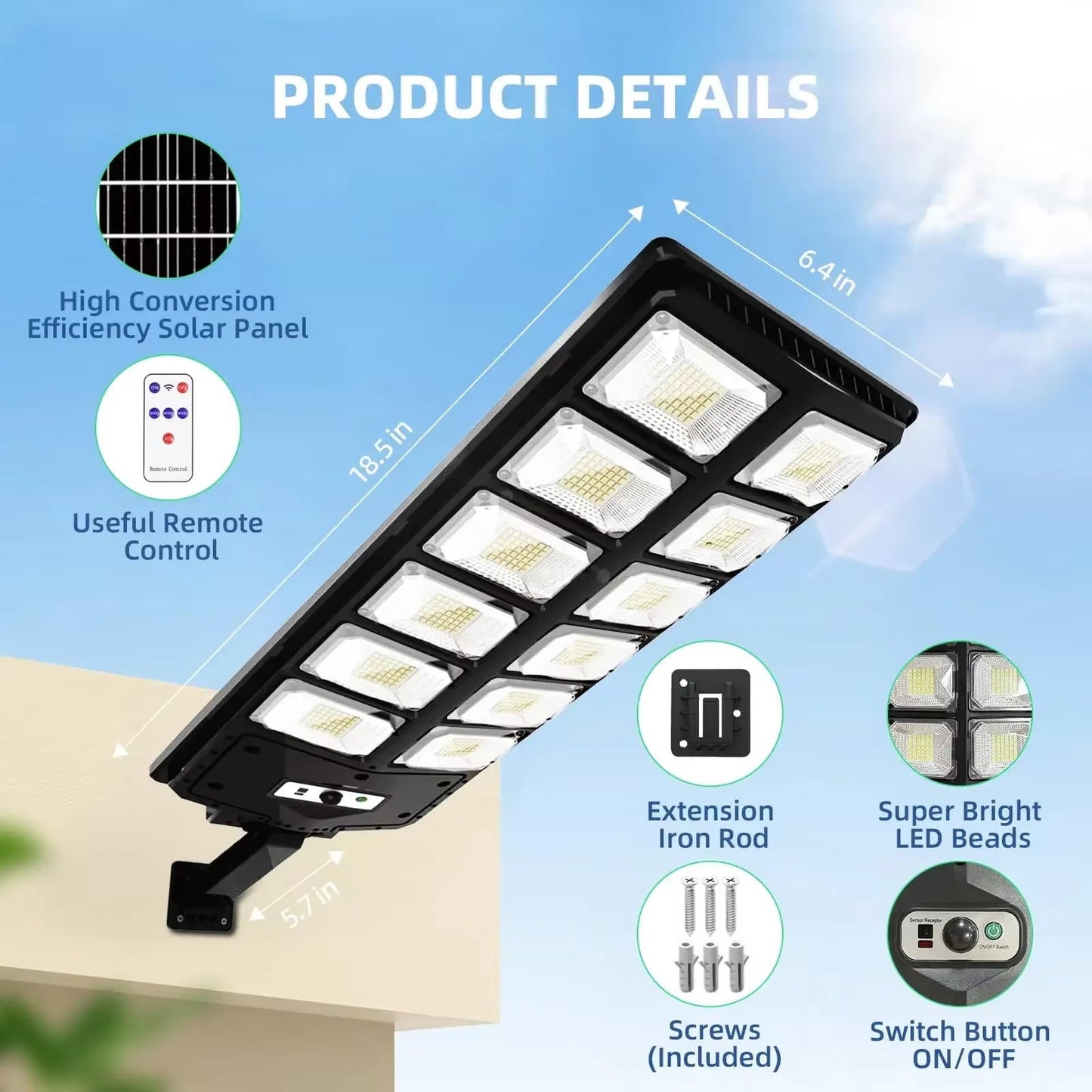 Bright Outdoor LED Street Lights
