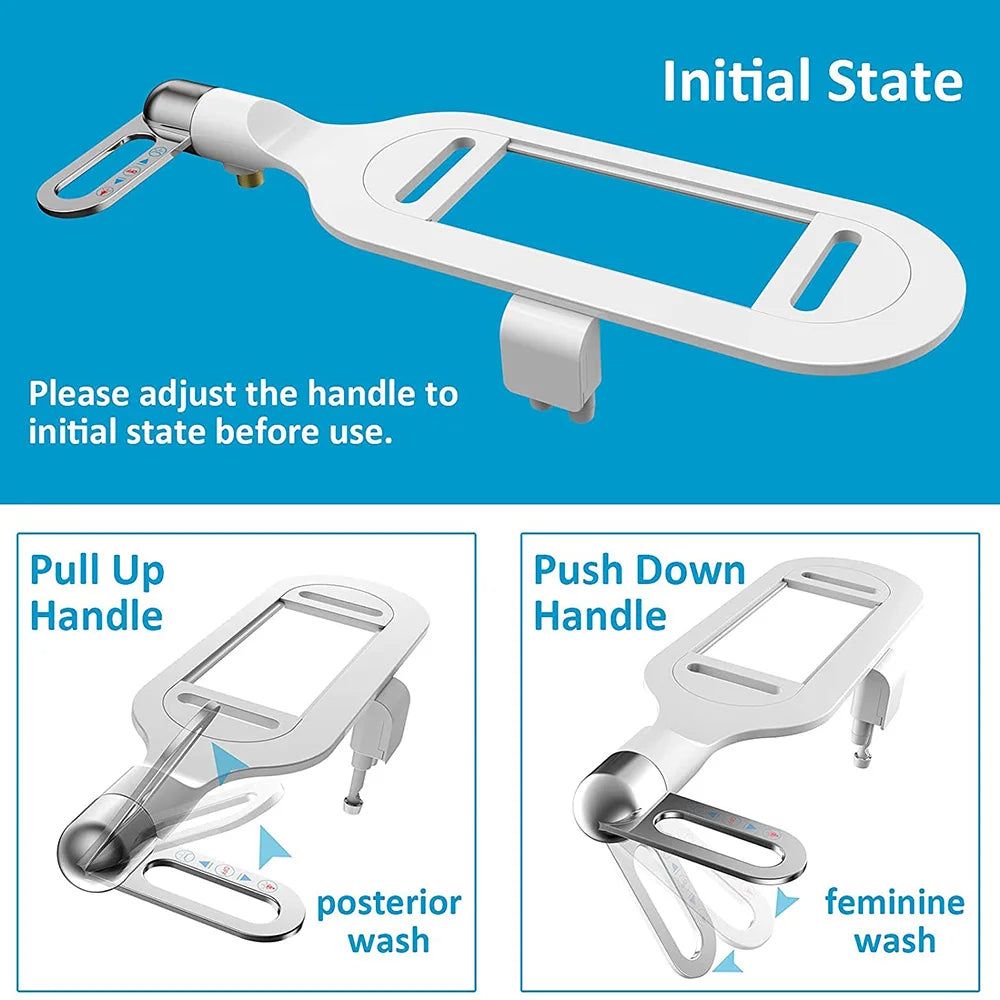 Slim Toilet Bidet Attachment for Bathroom