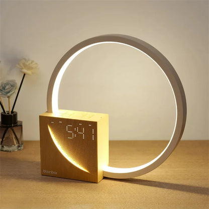 Relaxing Nightstand Lamp with Soothing Sounds and Alarm - Halri