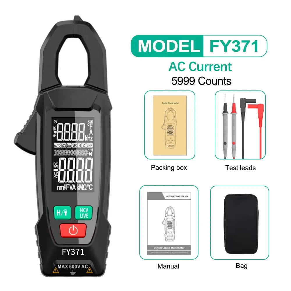 Digital AC DC Current Clamp Meter