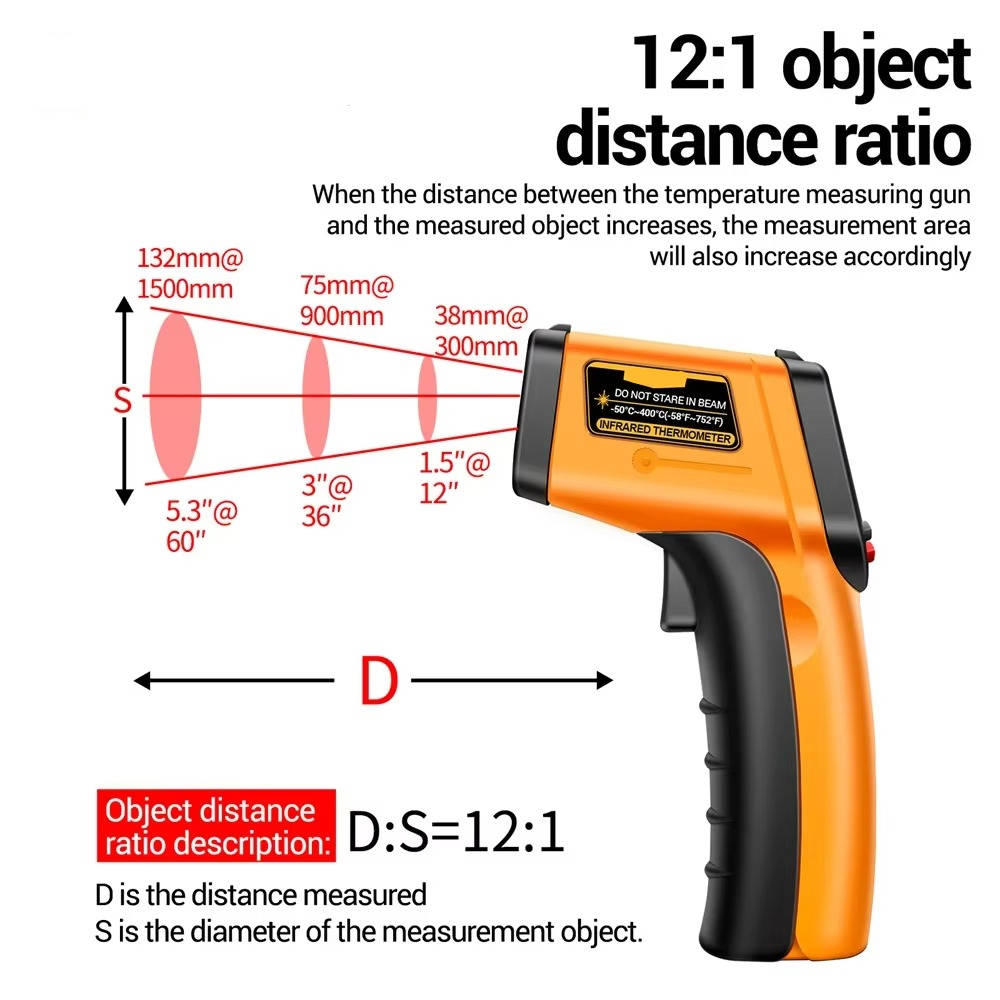 Accurate Digital Non Contact Thermometer Gun