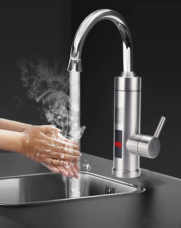 Fast Instant Hot Cold Water Kitchen Faucet Tap - Halri