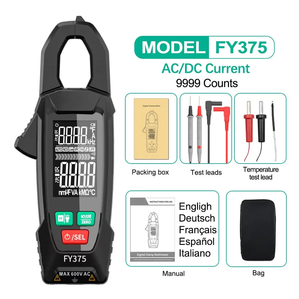 Digital AC DC Current Clamp Meter