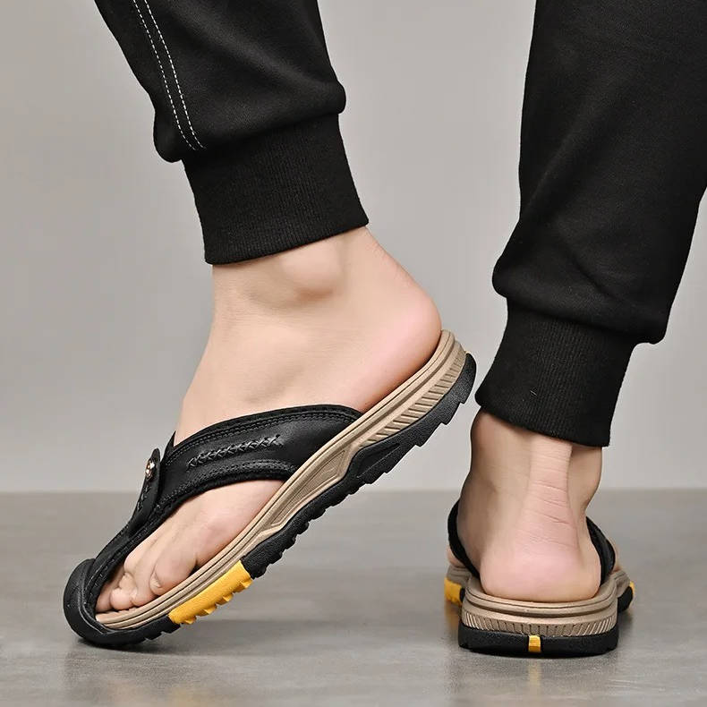 Breathable Quick Dry Mens Summer Flip Flops