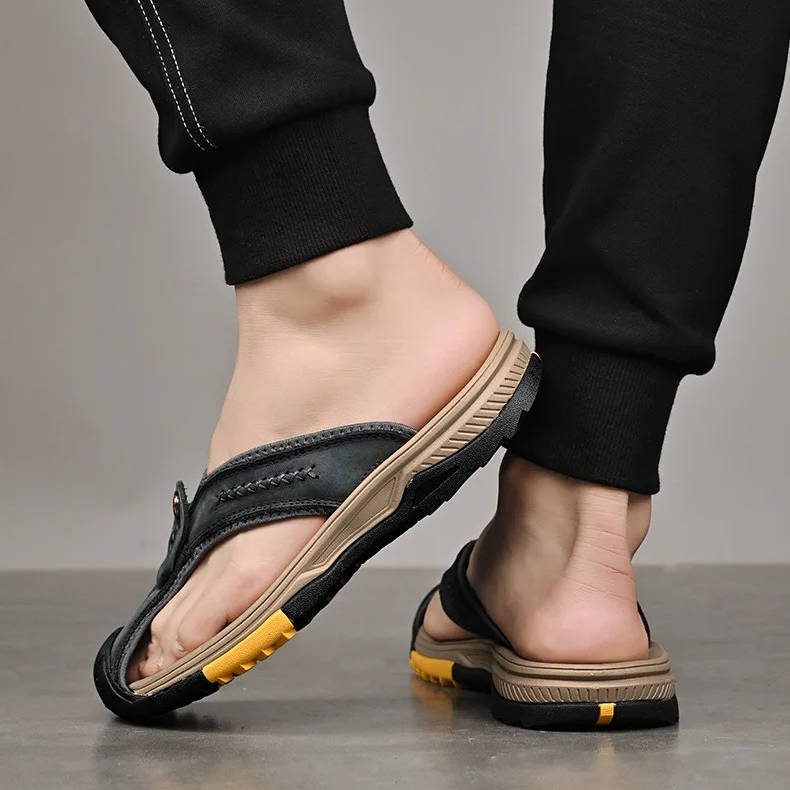 Breathable Quick Dry Mens Summer Flip Flops