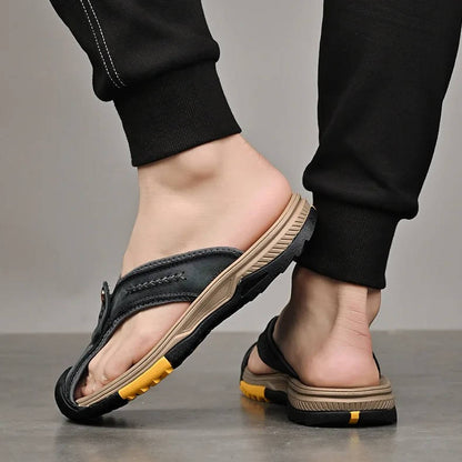 Breathable Quick Dry Mens Summer Flip Flops