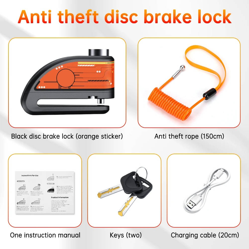Secure Bike Disk Brake Lock