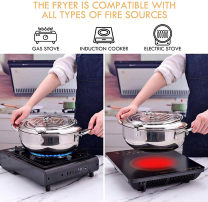Asian Style Large Fryer Pot