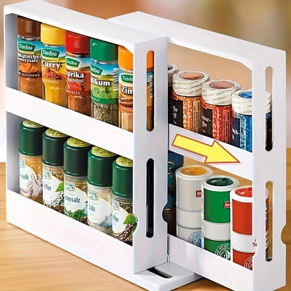 Rotating Spice Storage Rack Holder - Halri