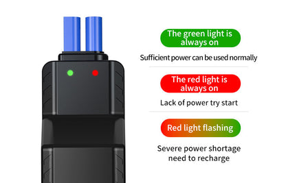 Compact Car Battery Booster with Air Pump & LED Light
