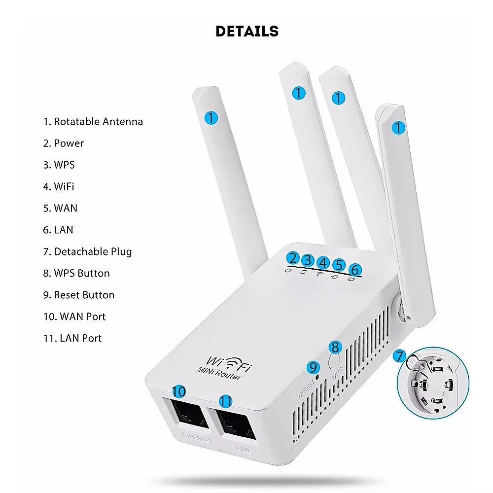 Wireless Signal Booster For Home Network