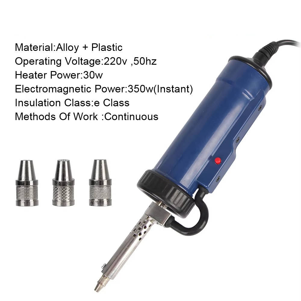 Automatic Electric Desoldering Gun with 3 Nozzles