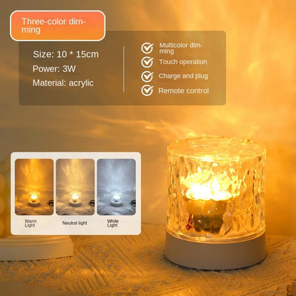 Colorful Wave LED Nightlight Projector