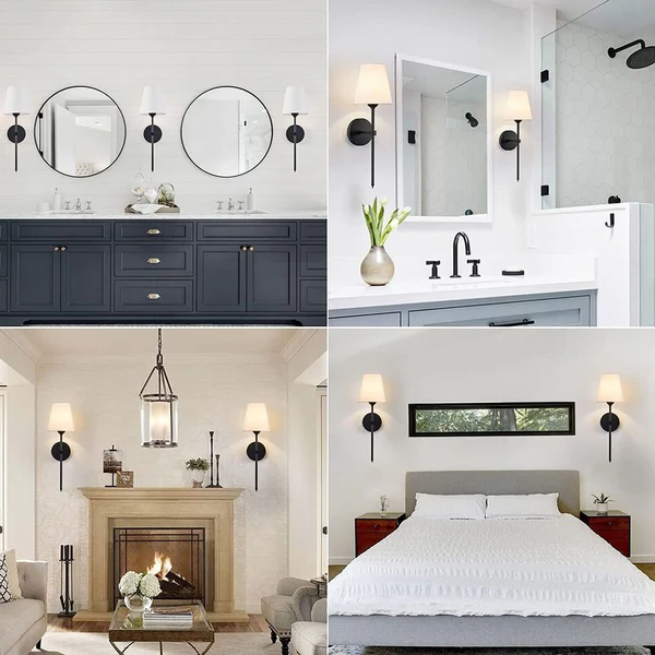 Battery Powered LED Wall Light