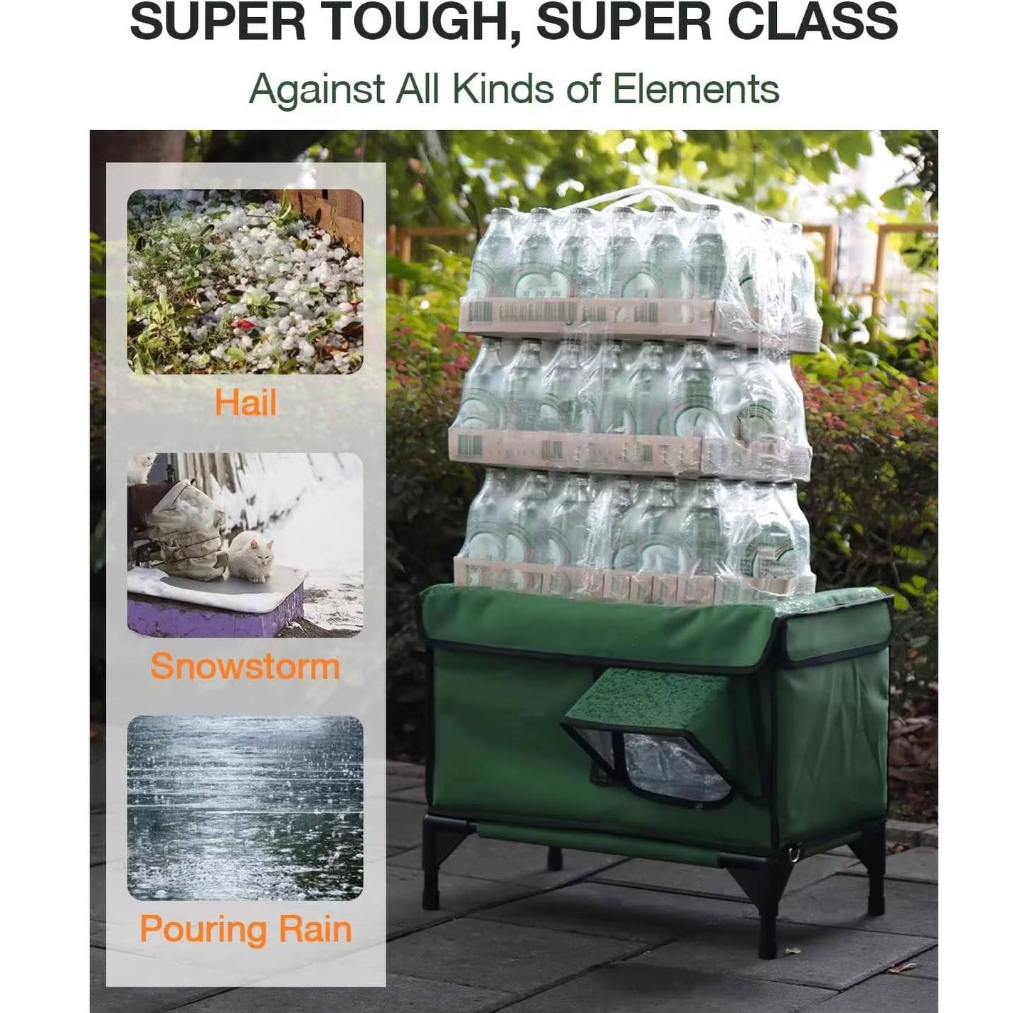 Warm Insulated Outdoor Kitty Shelter