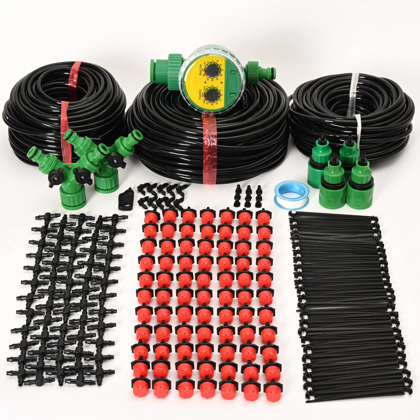 Water Saving Garden Irrigation Kit With Timer - Halri