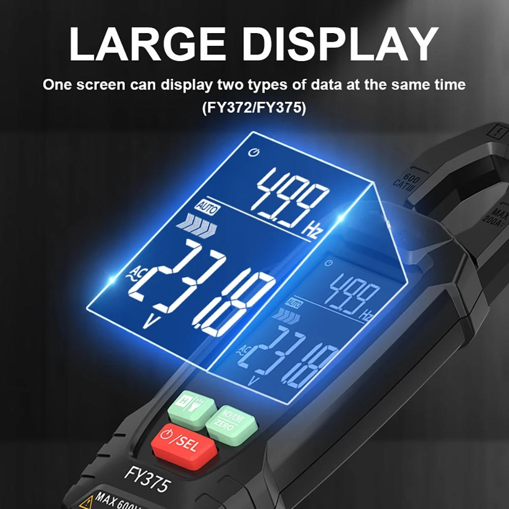 Digital AC DC Current Clamp Meter