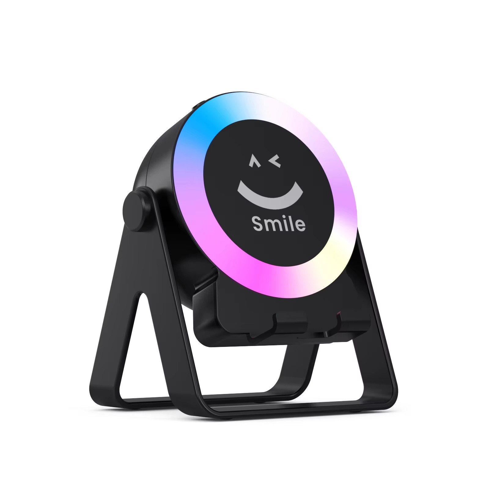Wireless Induction Bluetooth Speaker with Ambient Breathing Light – Multifunctional Rechargeable Phone Bracket & Atmosphere Lamp 6