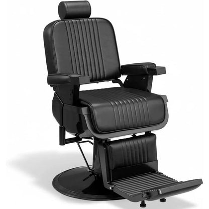 Durable Reclining Barber Chair 360 Degree Swivel Salon Seat - Halri