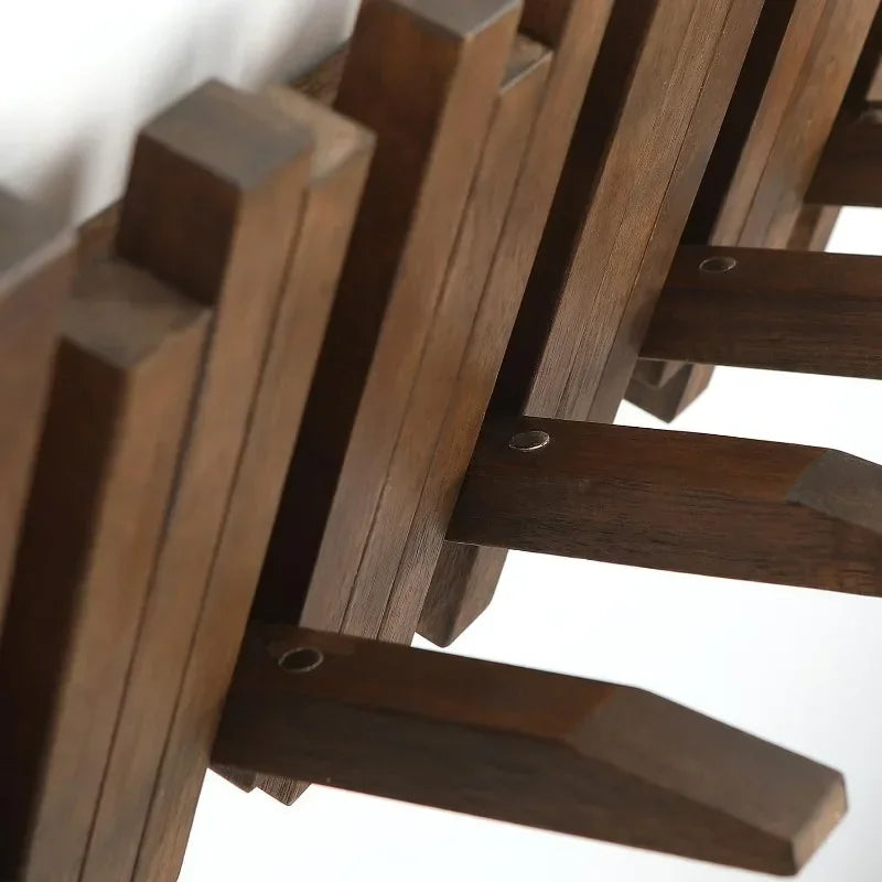 Reclaimed Wooden Wall Hook Rack Flip Down Hanger