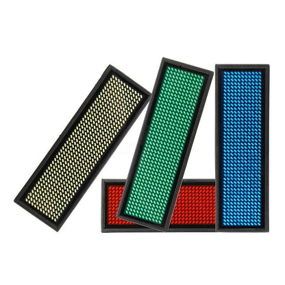 Customizable LED Badge Holder with Scrolling Digital Text