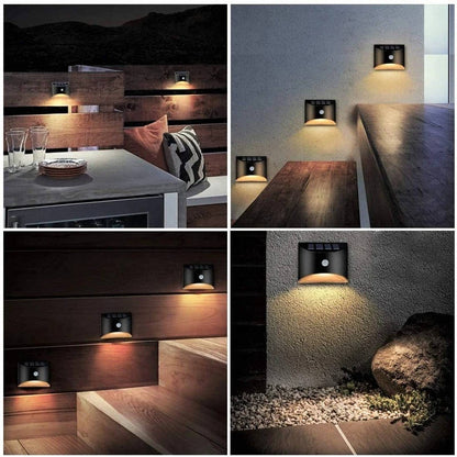 Wireless Outdoor Stair Lights with Motion Detector