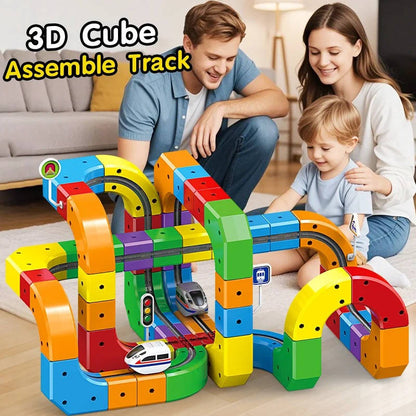 Fun Kids Magnetic Railway Set