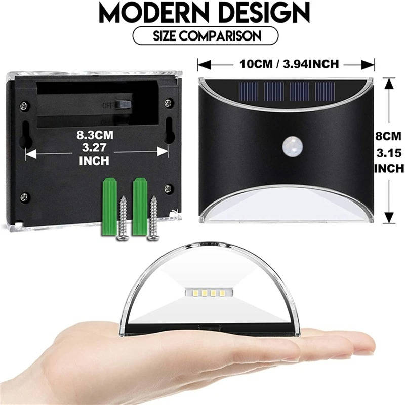 Wireless Outdoor Stair Lights with Motion Detector